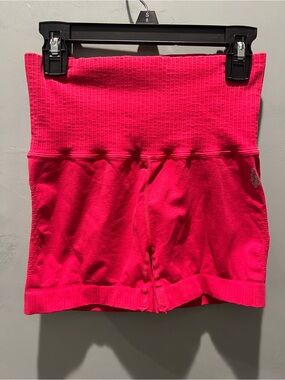 Free People High-Waist Hot Pink Women's Seamless Shorts